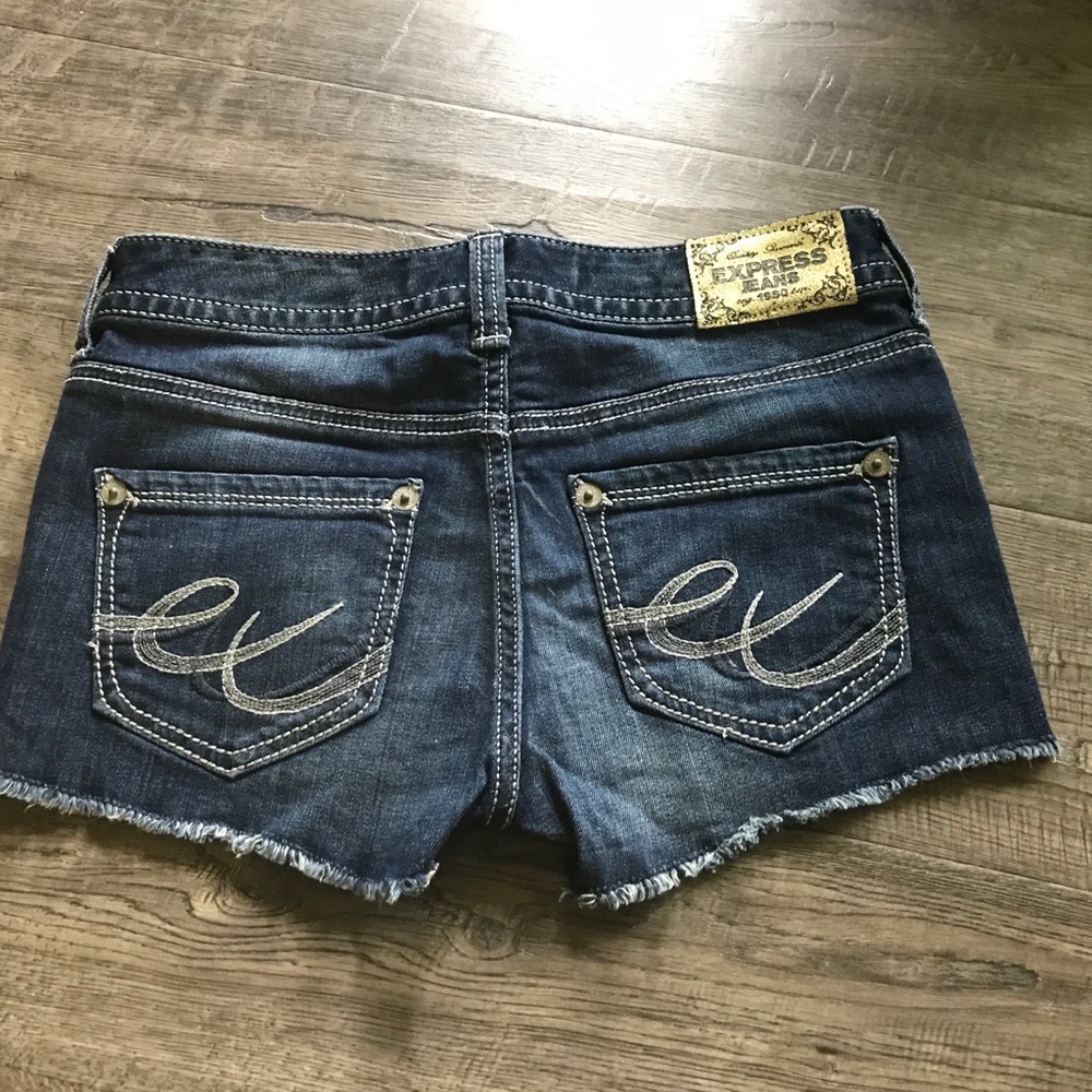 Express jean shorts